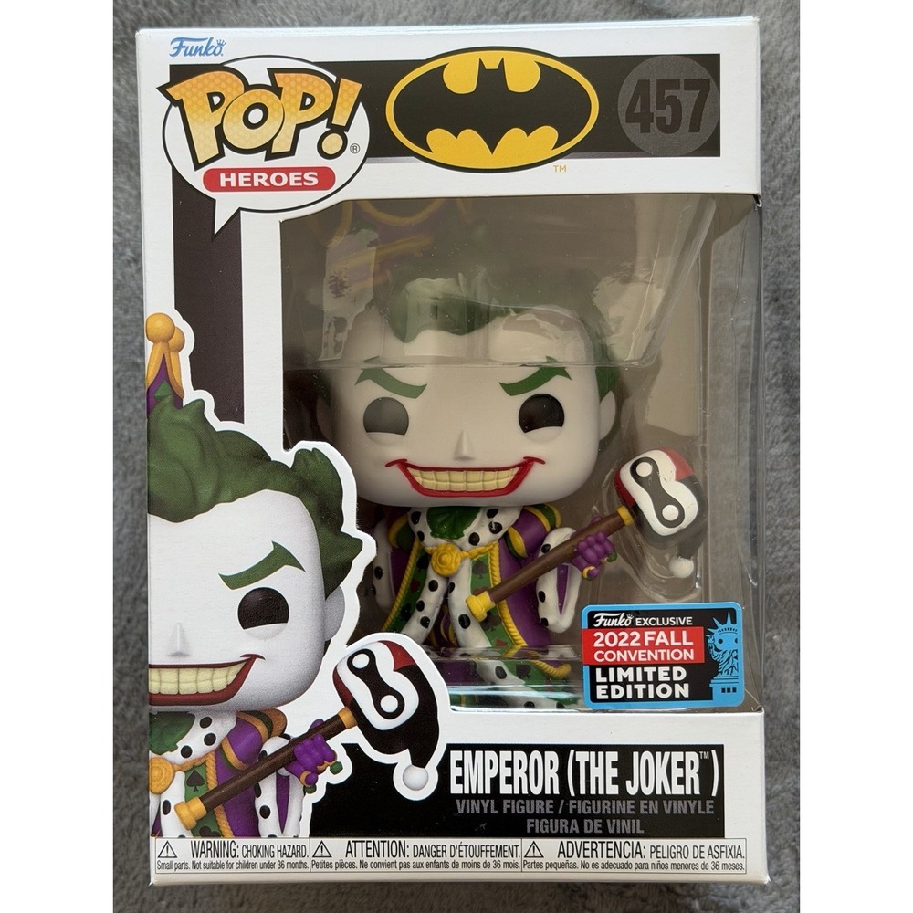 Funko Pop Emperor (The Joker) #457 Batman 2022 Fall Convention Exclusive